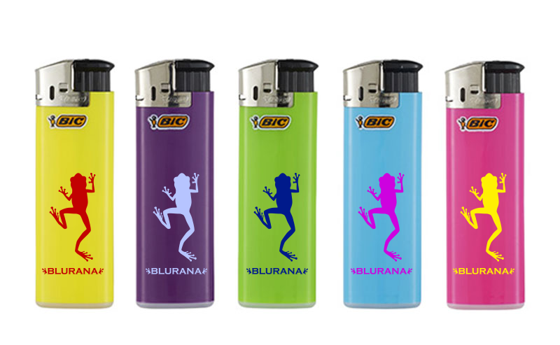 Bic®電子式ガスライター ネオンカラー