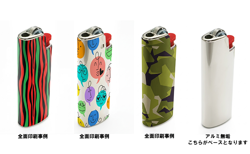 Bic®ミニライター J25ケース 全面印刷 CA-01